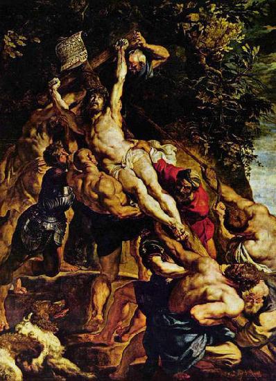 Peter Paul Rubens The Raising of the Cross, oil painting image
